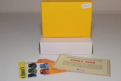 TT 1:43 ATLAS DINKY TOYS TRADEBOX 35A 35 A SIMCA 5 6 COLORES SIN USAR, EN CAJA Foto 1 de 4