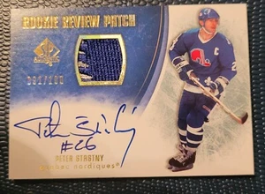 07/08 Sp Authentic Peter Stastny Rookie Review Patch Auto Signature /100 RARE - Picture 1 of 1