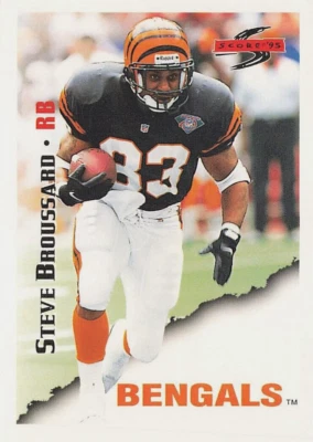 1995 Score #58 Steve Broussard Cincinnati Bengals - Image 1 of 2