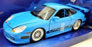 Jada 1/24 Scale Diecast 81248 - Porsche 911 GT3 RS - Blue Fast And Furious - Picture 1 of 5