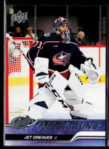 2023-24 Upper Deck YG #246 Jet Greaves RC - Imagen 1 de 2