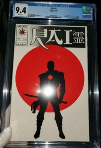 Rai #0 CGC 9.4 🔥 GLOSSY VARIANT 1. Full Appearance of Bloodshot Valiant RARE - Bild 1 von 4