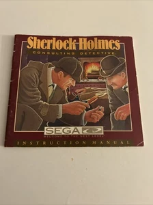 Sherlock Holmes Consulting Detective Sega CD MANUAL ONLY Authentic Original - Picture 1 of 2