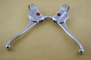WEINMANN brake lever set 23,5mm clamp aluminium silver vintage retro NOS - Picture 1 of 11