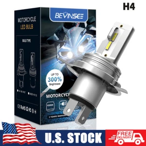 H4 9003 18W 6500K For Kawasaki Vulcan EN500A 90-96 LED Headlight Hi/Lo Beam Bulb - Picture 1 of 11