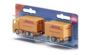 Siku Super 1694 Deutsche Post DHL IVECO Truck with Trailer Model