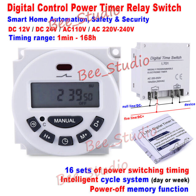 Sprinkler Controller 12V DC LCD Digital Programmable Control Power Timer  Time Relay Switch Hot Used Widely to Control The Led Lamp Automatic Water