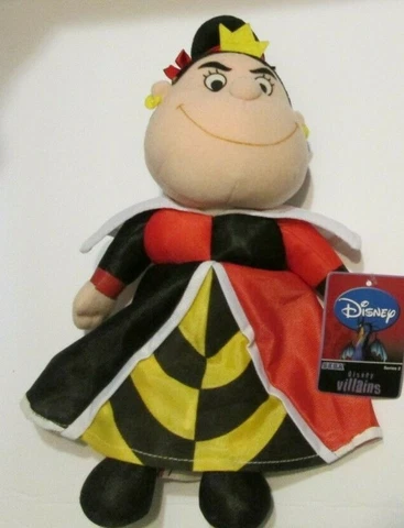 Disney Villains Alice In Wonderland Queen of Hearts 12" Plush Cover