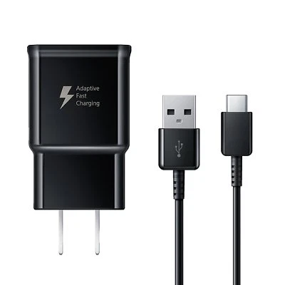OEM Samsung Fast Charger & USB-C Cable for Samsung Galaxy S9/S9+/Note8/S8/Note9 - Image 1 of 4