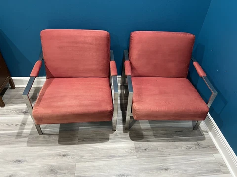 Set of Thayer Coggin Design Classic 1092 Chairs designed by Milo Baughman Cover
