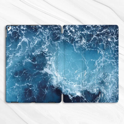 Sea Wave Ocean Water Case For iPad 10.2 Air 3 4 5 Pro 9.7 11 12.9 Mini 4 5 6 - Image 1 of 3