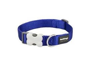 Classic Dog Collar Large Dark Blue - Picture 1 of 1