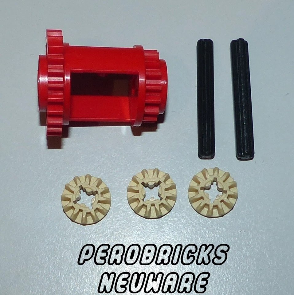 Lego Technic Technik 1x Differential Gear Getriebe #6573 kompl. rot NEUWARE - Bild 1 von 1