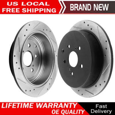 2pcs Rear Brake Rotor For Lexus Rx350 Rx450H Toyota Highlander 2011-2020 Sienna - Image 1 of 4