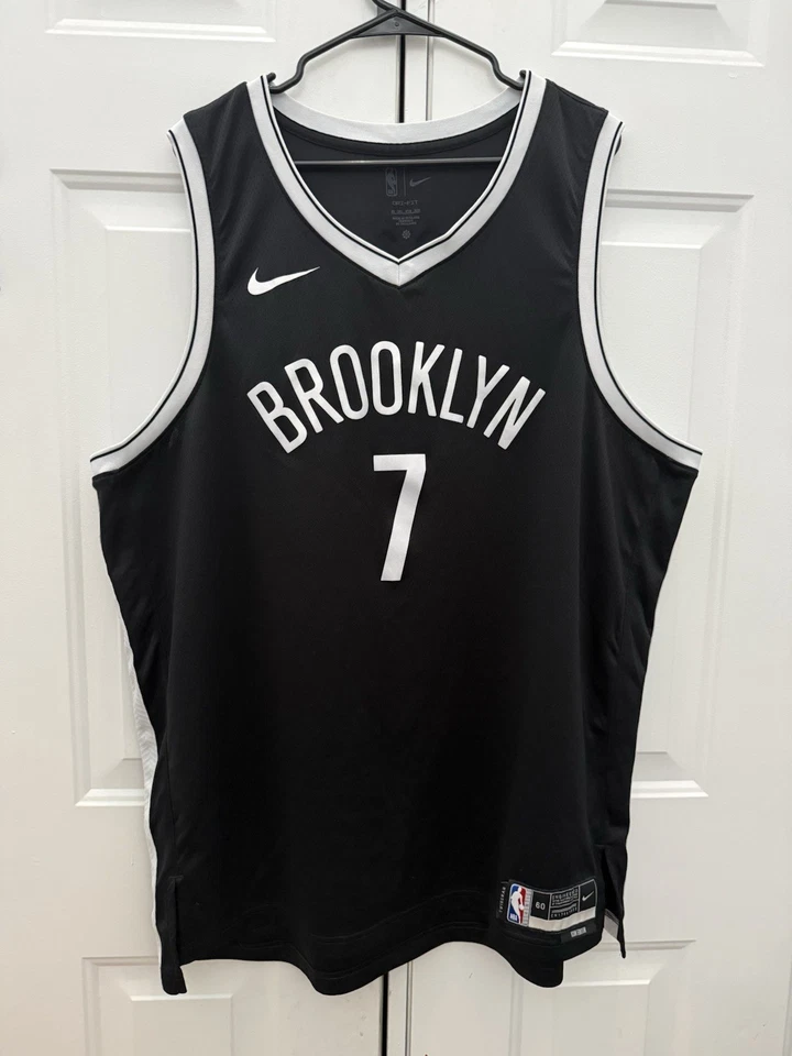 Camiseta deportiva negra Nike NBA Brooklyn Nets Kevin Durant Icon Swingman 3XL 60 Foto 1 de 4