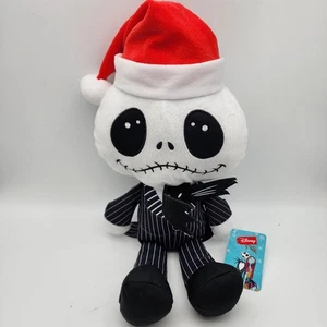 Jack Skellington Plüschmütze 19 Zoll Nightmare Before Christmas Nikolaus bestickte Augen - Bild 1 von 8