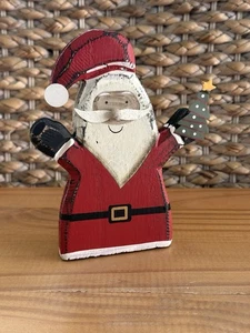 Primitives by Kathy Grueso Madera Santa Estante Cuidador Decoración Navidad Vacaciones 6” - Imagen 1 de 7