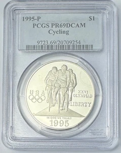 1995-P PCGS PR69 DCAM Cycling $1 P157 - Bild 1 von 2