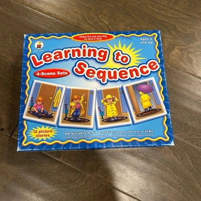 Carson Delosa Learning to Sequence- Sequencing Puzzle/Activity/Toys/ - Image 1 of 3