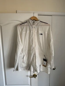 Women's The North Face White Kikash Wind Jacket Size L - Picture 1 of 17