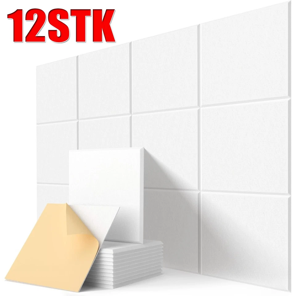 MARKENLOS 12 Akustik Platten Schallschutz Schallschutzplatten Schallabsorber Akustikfliese