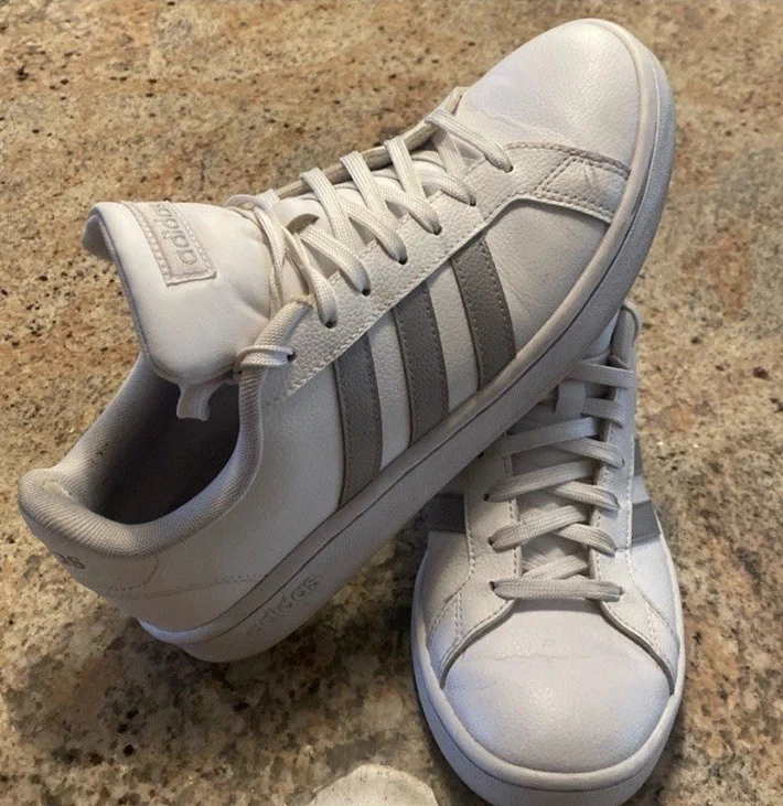 Adidas Cloudfoam Advantage Zapatillas Blancas Para Mujer Talla 8.5 8 1/2 Foto 1 de 4