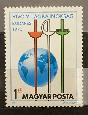 Hungary 1975. World Fencing Championships. MNH. SG.2937 - Image 1 of 2