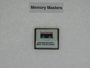 MEM1800-32U128CF 128MB Approved FLASH Memory for Cisco 1841 1811 1801 routers - Afbeelding 1 van 1