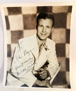 1937 Dick Powell Autograph Photo Hand Signed Press Wm Morris Agency New York, NY - Picture 1 of 3