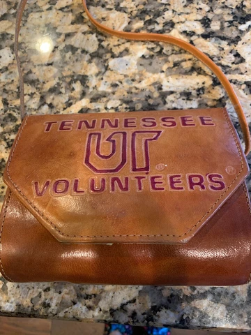 Leather UT Tennessee Volunteers Crossbody Genuine Leather Purse Cover