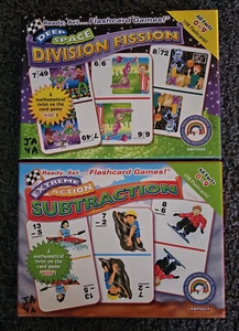 RAINBOW BRIDGE PUB educate FLASHCARD GAME deep space division XTREME SUBTRACTION - Picture 1 of 3