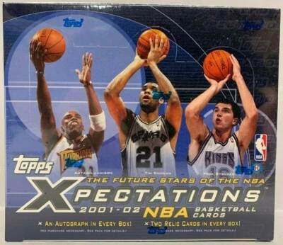 2001/02 TOPPS XPECTATIONS NBA BASKETBALL HOBBY BOX 20 PACKS NEW SEALED - Image 1 of 4