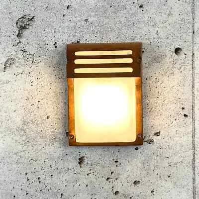 Außenleuchte Wandlampe Wandleuchte Wandstrahler Gartenfassung Rost Edelrost 566 - Bild 1 von 4