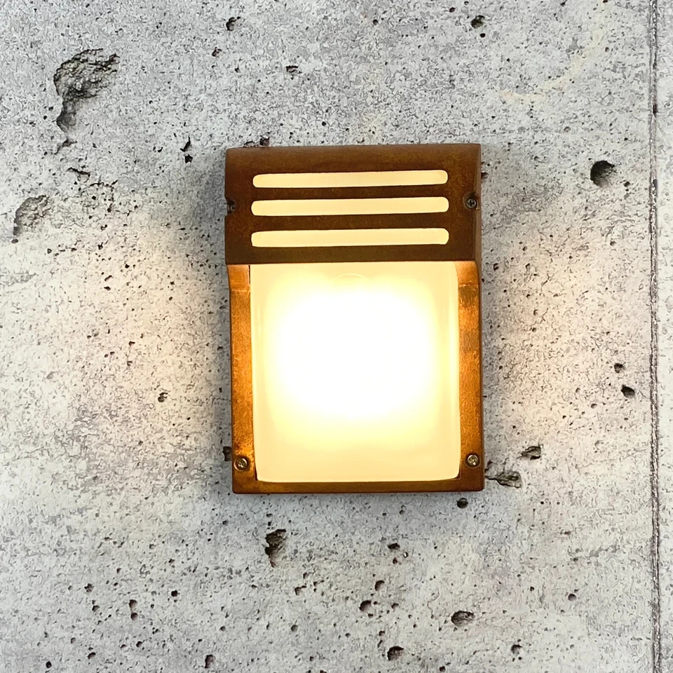 Außenleuchte Wandlampe Wandleuchte Wandstrahler Gartenfassung Rost Edelrost 566 - Bild 1 von 4