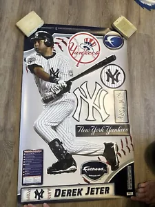 Derek Jeter FATHEAD 32" Vinyl Wall Graphic New York Yankees Official MLB Poster - Picture 1 of 2