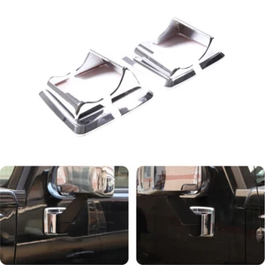 Chrome Exterior Rearview Mirror Base Cover Frame Trim For Humme-r H3 2005-2009 - Bild 1 von 22