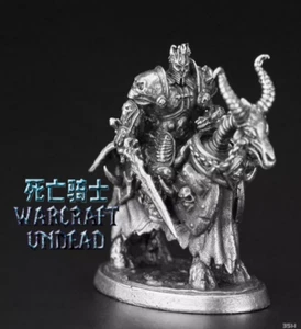 Metal Miniature Warcraft Undead Skeleton Soldier Model-Death knight Desktop Game - Picture 1 of 2