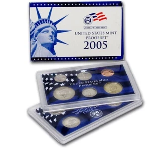 2005-S US Mint Clad Proof Set | Birthday Collectable | 10-Coins w/COA Packaging - Picture 1 of 4