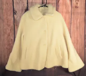Orvis Sweater Womens Large Ivory Oversized Chunky Long Sleeve Button Up Jacket - Picture 1 of 6