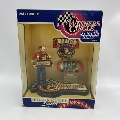 Jeff Gordon Starting Lineup Winners Circle 1995 Figure & Car #24 - Image 1 of 4