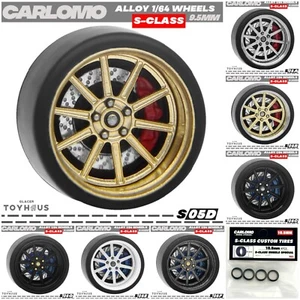 CARLOMO Alloy 1/64 Wheels S-Class S05A - S05F - Premium Wheels w/ Caliper Brakes - Picture 1 of 18