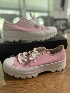 Size 5.5 - Converse All Star Low Top Sneaker Pink Big Women’s (O8) - Picture 1 of 8