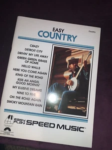 EASY COUNTRY  1982 edition vintage music book - Picture 1 of 5