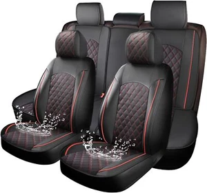 ChiFeng For Mercedes-Benz Car Seat Covers -Premium Faux Leather Durable Full Set - Picture 1 of 22