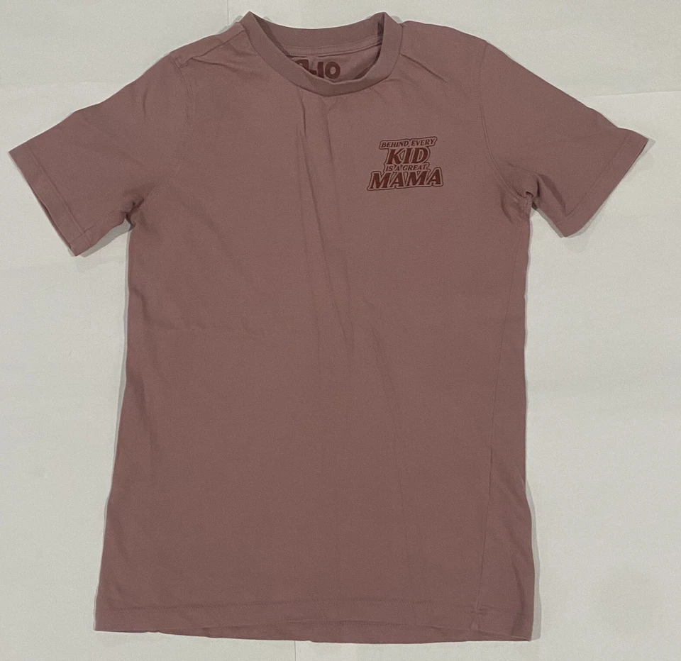 Cotton On Kids Graphic Print T-Shirt Boys Size 9-10 Crew Neck Mauve - Image 1 of 4