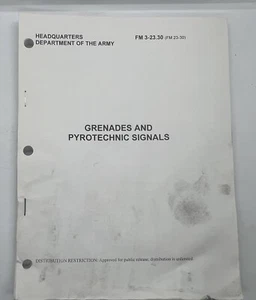 GRENADES AND PYROTECHNIC SIGNALS Manual - FM 23-30 - December 1988 - Imagen 1 de 7