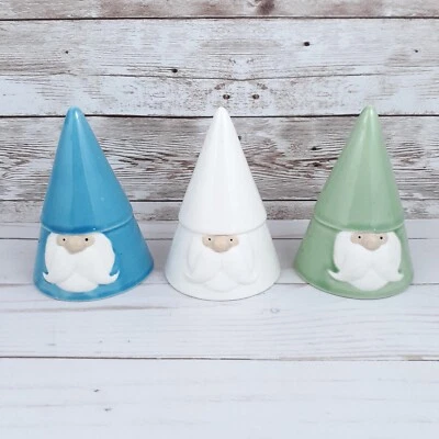 Mini sombrero puntiagudo gnomo de cerámica de 4 pulgadas elige el color Foto 1 de 2