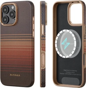 Case Pitaka Aramid Military-Grade4 Magsafe 1500D CARBON FIBER for Apple iPhone 1 - Picture 1 of 10
