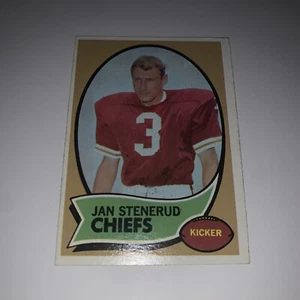 1970 Topps Football #25 Jan Stenerud HOF RC - Chiefs Rookie Card - Sharp NRMT - Picture 1 of 2