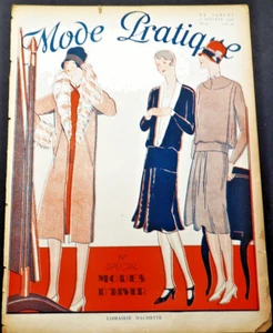 La Mode Pratique – 2 October, 1926, No.40 French Fashion Magazine. - Picture 1 of 10